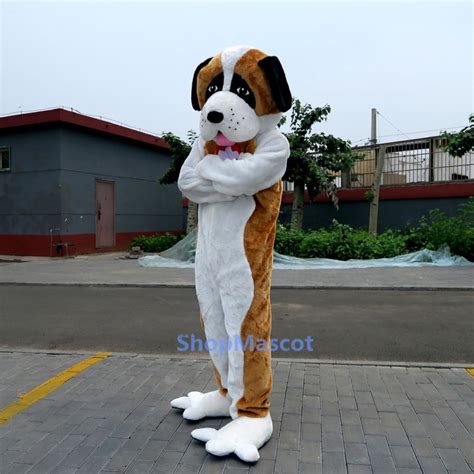 St Bernard Dog Doctor Dog Mascot Costume