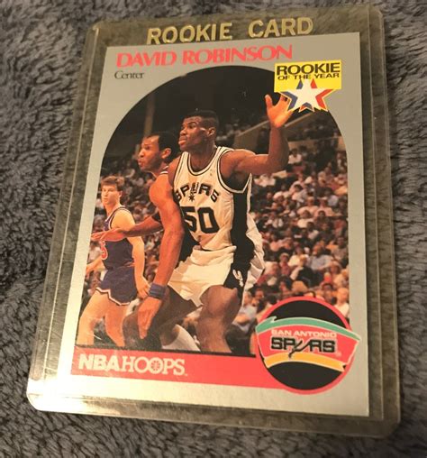 1988 89 Nba Hoops Basketball David Robinson Rookie Card 270 Spurs