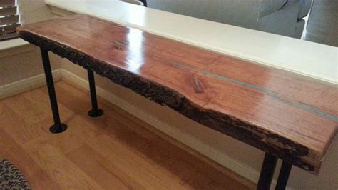 Cherry Wood Coffee Table Walnut Table Top Entry Bench Entryway