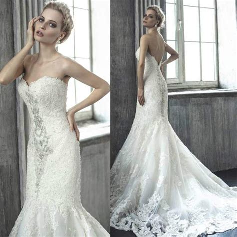 Notice the spectacular mermaid wedding dresses. Sexy Mermaid Wedding Dresses Sweetheart Lace Applique ...