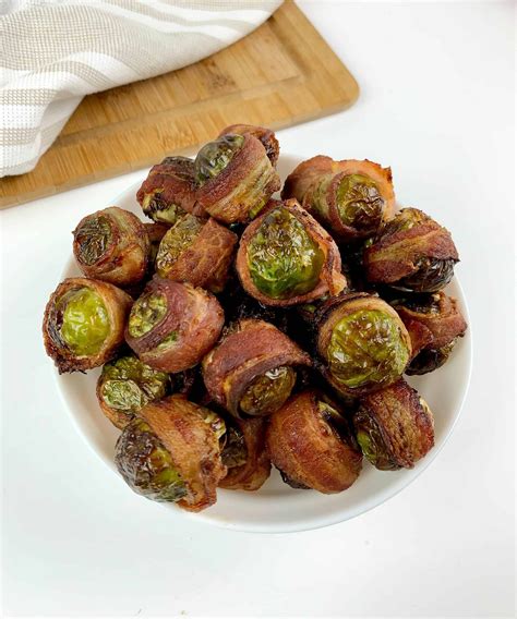 sprouts brussel bacon wrapped recipes fryer air stylishcravings
