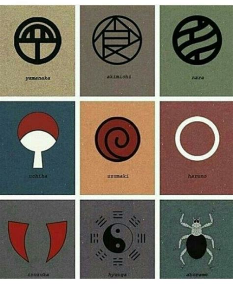 Image Result For Clan Symbols Naruto Naruto Kakashi Naruto Clans Naruto Shippudden