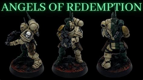 How To Paint Angels Of Redemption Space Marines My Way Freehand Youtube
