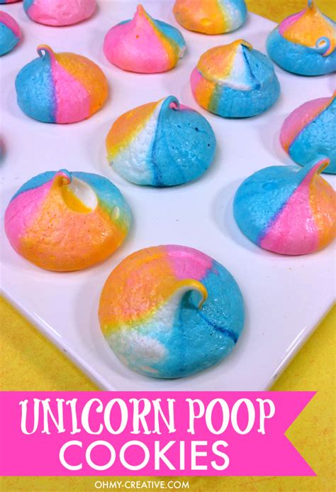 These Meringue Unicorn Poop Cookies Are Fun For Whimsical Days At Home