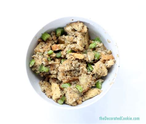 Dice the celery and onion and portion out the remaining ingredients so that you have them on hand. HOMEMADE STOVE TOP STUFFING, Thanksgiving instant stuffing mix