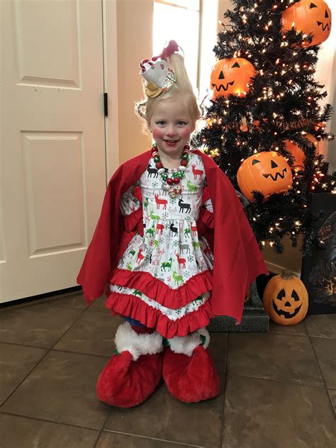 Halloween 2017 Cindy Lou Who The Grinch Costume Grinch Costumes, Cindy