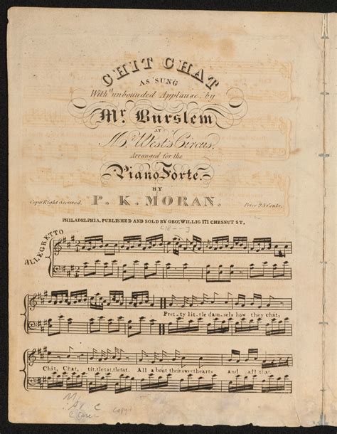 Early American Sheet Music, Available Online | Library of Congress