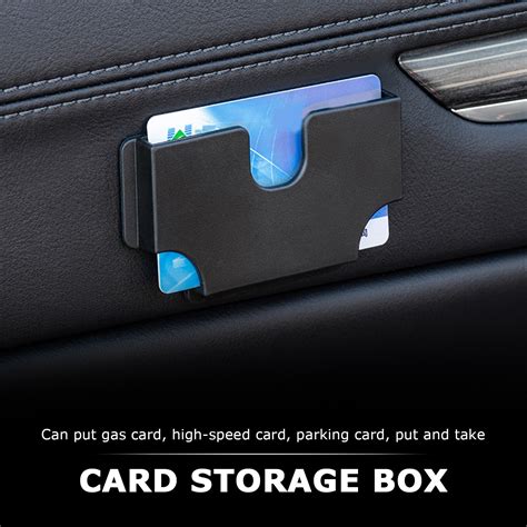 Japan Car Mounted Card Holder Voucher Storage Box Car Refueling High