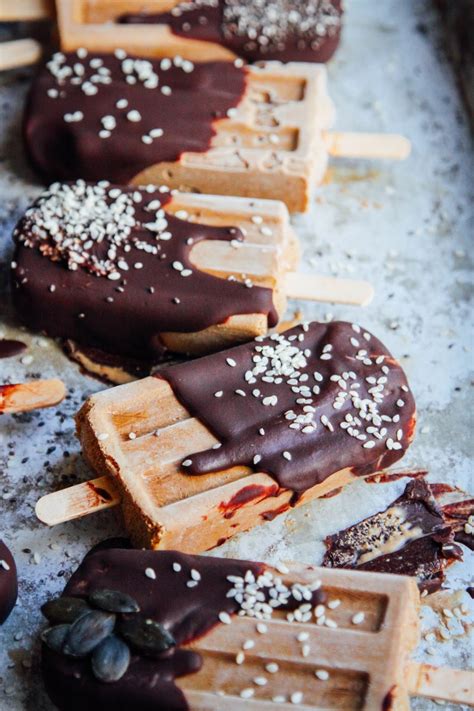 A sweet, usually brown, food made from cacao seeds, that is usually sold in a block, or a small…. This Rawsome Vegan Life: SUPERFOOD DOUBLE CHOCOLATE POPSICLES