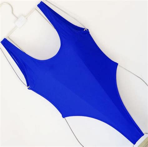 Sexy One Piece Swimsuit Bathing Suit Thong Monokini High Neck Etsy Hot Sex Picture