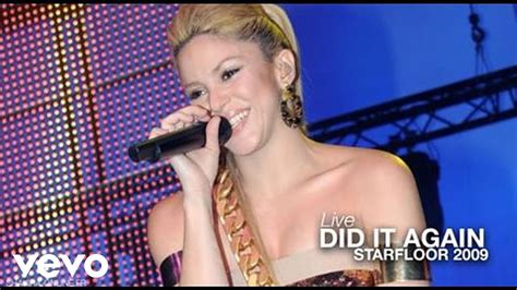 Shakira Did It Again Live Paris Starfloor Night 2009 Youtube