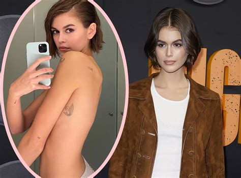 Kaia Gerber Celebrates Turning 19 By Going Nude On Instagram Perez