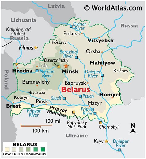 Mapas De Bielorrusia Atlas Del Mundo