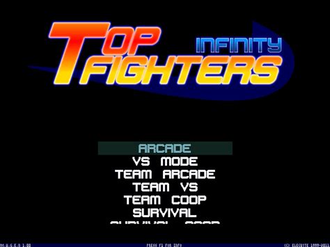 Top Fighters Infinity Screenpacks Ak1 Mugen Community