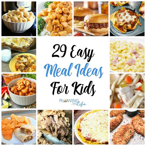 I've been married for years now but i still | practically every mom has a meatloaf recipe for her family. 29 Easy Dinner Ideas For Kids - Plowing Through Life