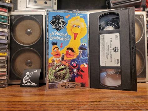 Sesame Street 25th Birthday A Musical Celebration Vhs Video Etsy