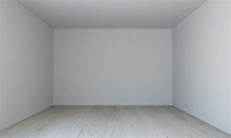Premium Ai Image Interior Of An Empty White Studio Room Generative Ai