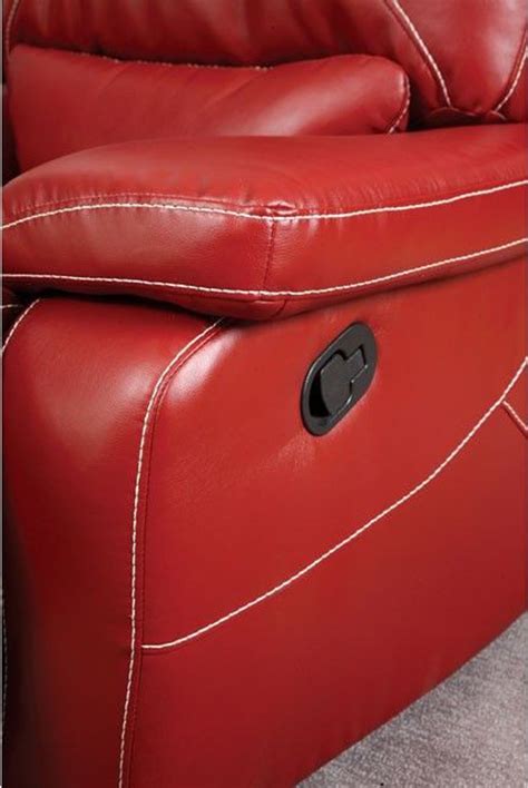 Helix Red Reclining Sofa Cb Furniture