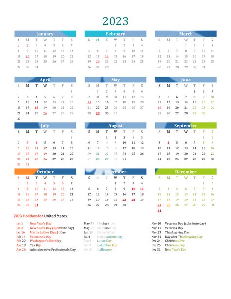 2023 Calendar Jpeg