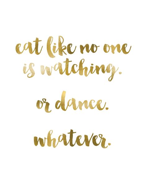 Pdf Printable Eat Like No One Is Watching Etsy