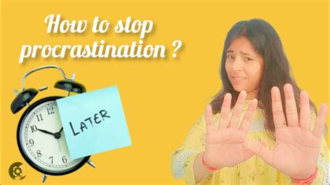 How To Stop Procrastinationwhy Do We Procrastinateaesthetic Rhyming