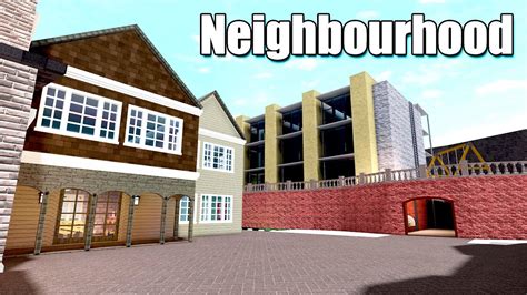 Bloxburg Neighborhood Build