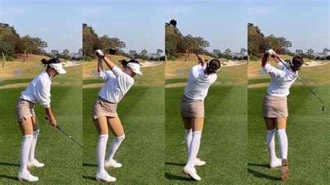 Kim Eun Sun Golf Pro Pelvis Is Spinning💯💯💯 What A Wonder 👍👍 김은선 프로