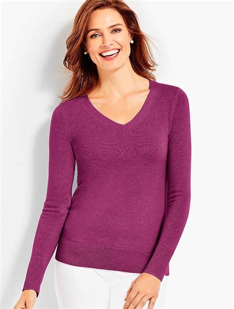 Cashmere V Neck Sweater Talbots Sweaters Clothes Clothes For Women