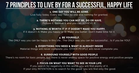 7 Principles To Live By For Success And Happiness Motivational Video