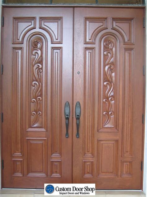 Wood Design Double Door 2018 Double Leaf Main Entrance