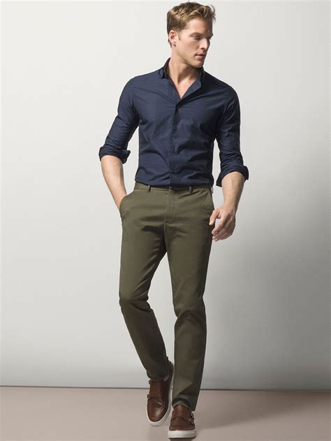 Regular Fit Colourful Chinos Chinos Men Outfit Men Fashion Casual