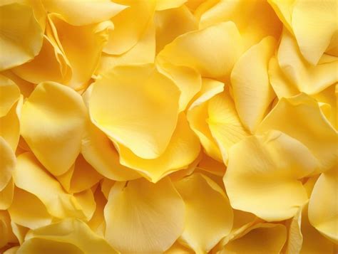 Premium Ai Image Yellow Rose Petals As A Background