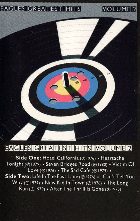 Eagles Eagles Greatest Hits Volume 2 1982 Cassette Discogs