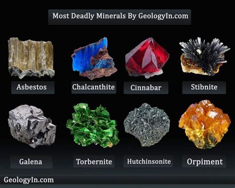 The Worlds 10 Most Deadly Minerals Minerals Rock Minerals Minerals