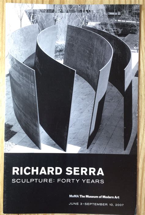 Richard Serra Sculpture Forty Years Jn Herlin Inc