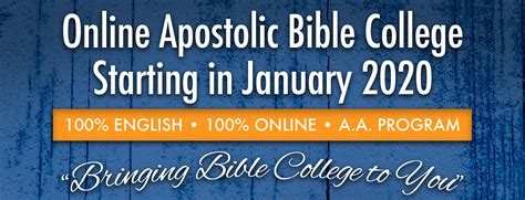 Iabc Online Bible College Apostolic Assembly Of The Faith In Christ Jesus
