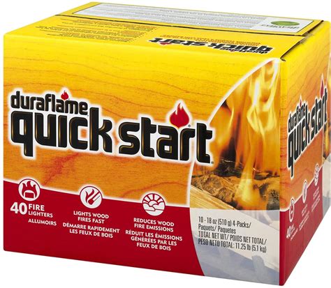 Duraflame No Mess Ultra Fast Fire Starter Sticks 40 Pack