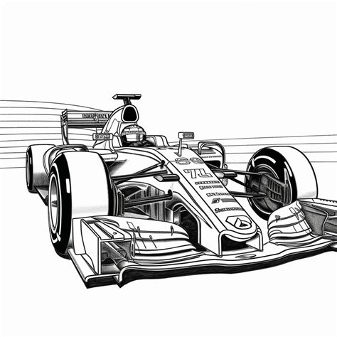 Ferrari 01 From Formula 1 Coloring Page