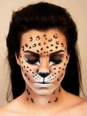 Paso A Paso Maquillaje De Leopardo Para Carnaval Halloween Makeup Diy Maquillaje Halloween
