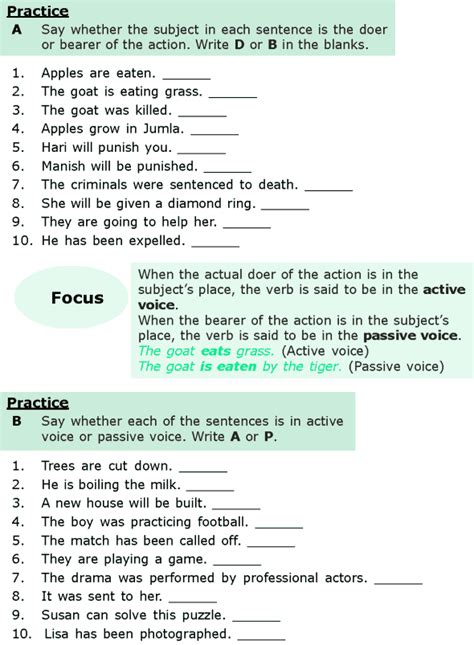 Grammar Worksheets For Grade 6