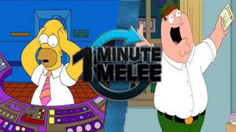Image Homer Simpson Vs Peter Griffinpng One Minute Melee Fanon