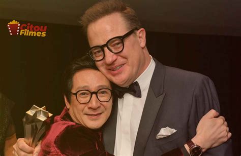 Ke Huy Quan E Brendan Fraser Conquistam Oscars Juntos