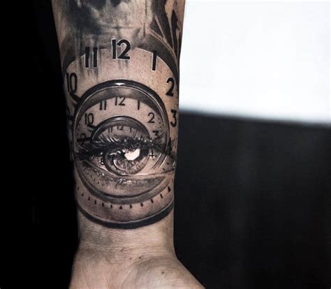 Eye In Clock Tattoo By Niki Norberg Photo 14461