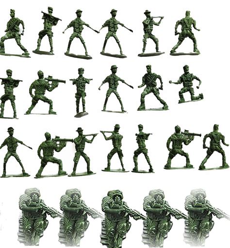 Buy Chuz N Pick 20 Piece Plastic Army Toys Soldiers Set For Kids