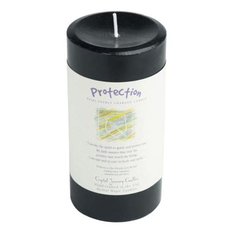 Protection Large Wide Pillar Candle Mystery Arts Online Store