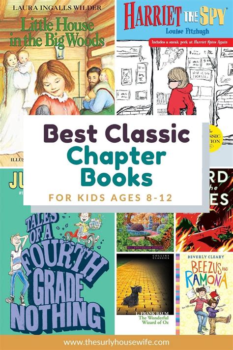 The Ultimate List Of Classic Chapter Books For Kids From Ages 8 12