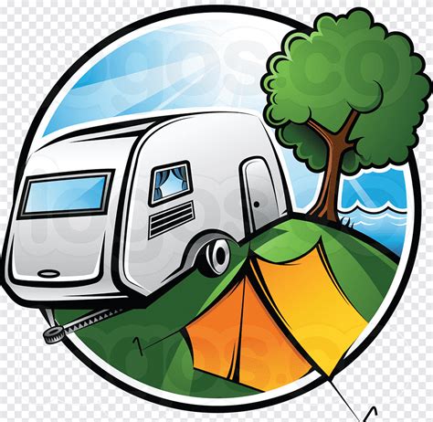Caravan Campervans Cartoon Vehicle Png Pngegg