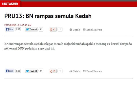 222 of 222 parliament seats ~Nor Nora~: Keputusan PRU 13