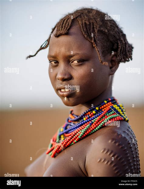 Portrait Of Balte Dassanech Tribe Salany Village Omorate Omo Valley