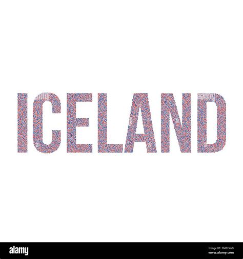 Mapa De Islandia Silhouette Ilustraci N De Patr N Generativo Pixelado